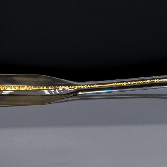 NEW BALMAIN ADMIRABLE BPS-130B UNISEX GREY/GOLD SUNGLASSES BALMAIN - Picture 14 of 16